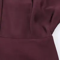 2026 New Scarf Solid Elegant Maxi Dresses Women Spring V Neck Long Sleeve Club Party Long Dress Female Chic Slim Fit Dresses - Image 5