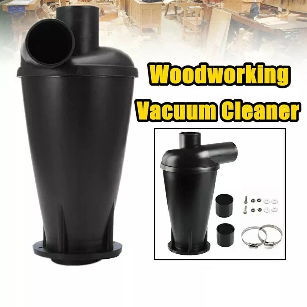 Cyclone Dust Collector Separator for Shop Vac, Separator Dust Powder Filter for Vacuums Dust Extractor Accessories Woodworking