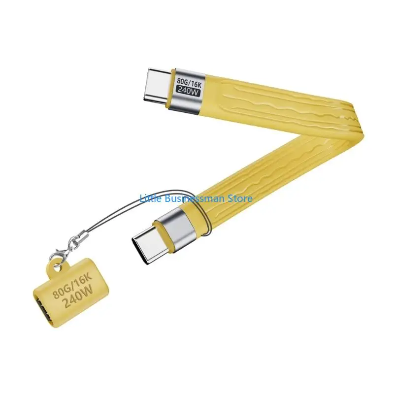 USB4.0 To Type C Extension Cable Supporting 240W Charging And 80Gbps Data Speed For Optimal Performances M76A