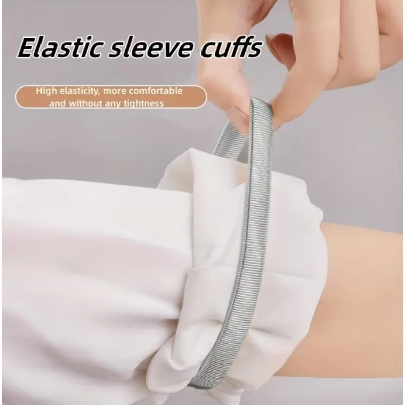 2Pack Metal Elastic Sleeve Cuffs Shirt Blouse Suit Shortening Fixing Buckle Ruffle Sleeve Anti-Slip Binding Band Tightening Tool