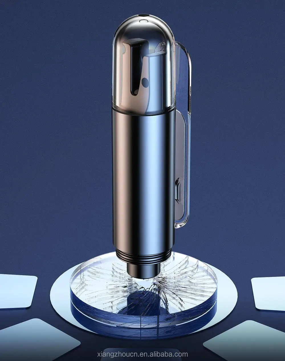 Martello sicuro per rompere il vetro Interruttore per finestrino dell'auto Interruttore per finestra Taglierina per cintura di sicurezza, Accessori essenziali per la sicurezza dell'auto Martello di sicurezza per auto