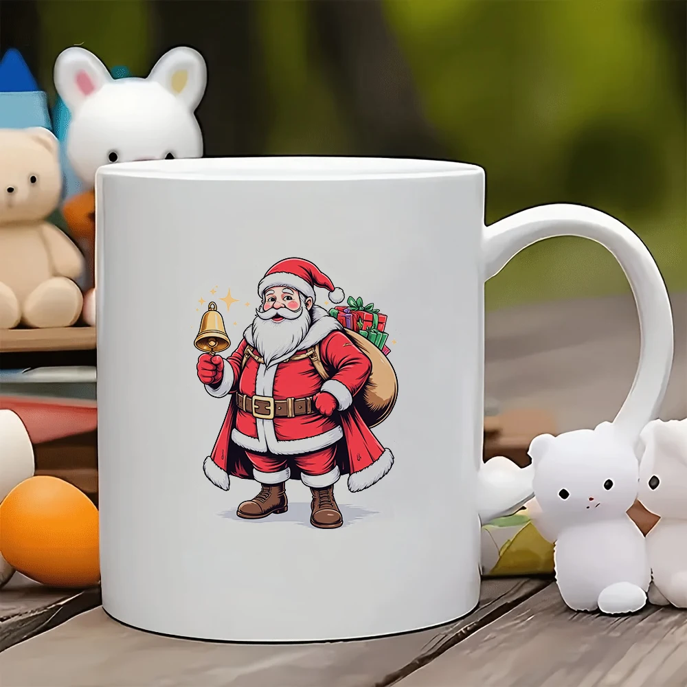 

11oz Santa Claus cartoon mug + Kids cup + Family office coffee mug - Essential Christmas Gift