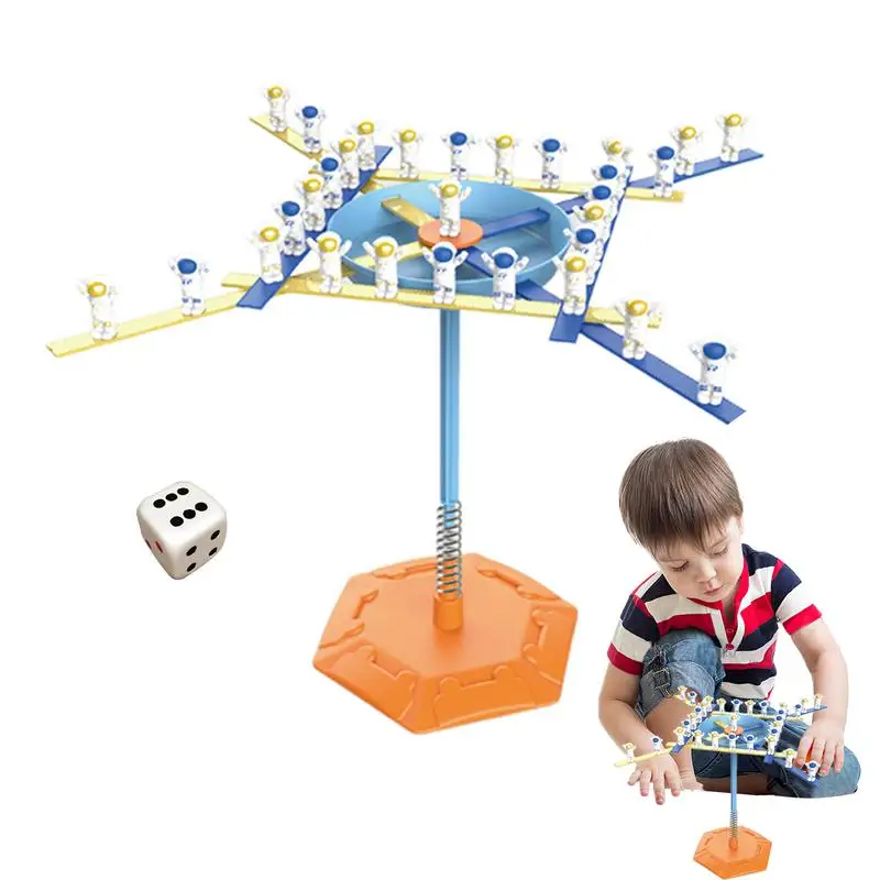 Balance Board Game Educational Toys Board Games For Kids Astronaut Balance Tree For Enhanced Learning Strategy Development For