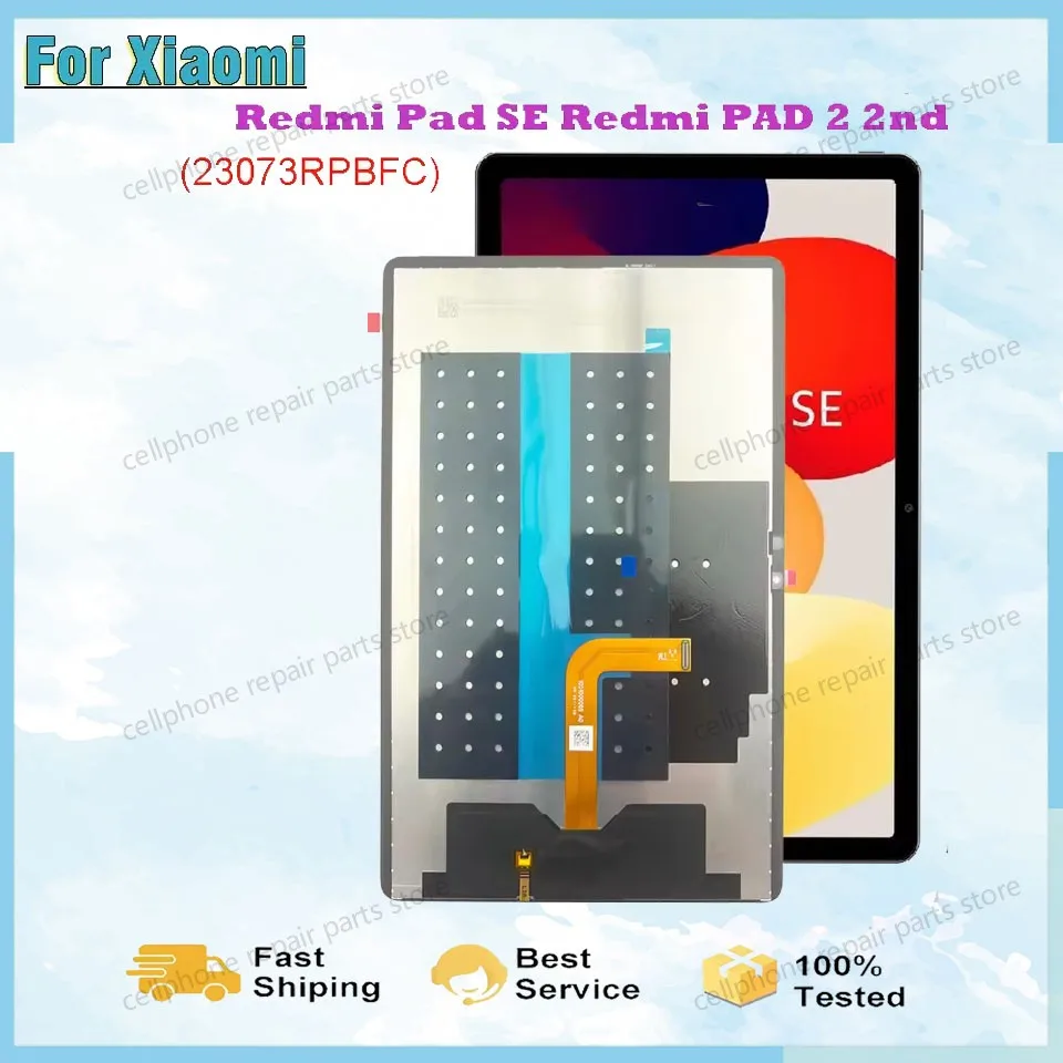 

Ori для Xiaomi Redmi Pad 10,6 дюйма / PAD 2 2nd Pad SE 11 дюймов 22081283C ЖК-дисплей, дигитайзер сенсорного экрана, стекло в сборе, запасные части