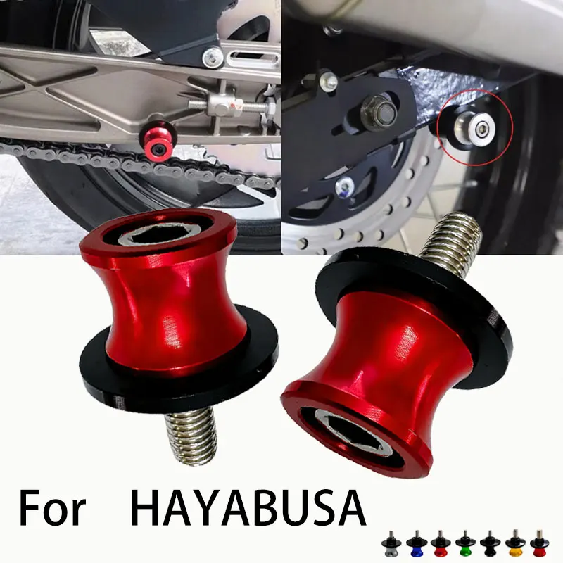 

Для Suzuki Hayabusa GSX1300R GSX 1300R 2007-2023 2024 2025: Слайдеры-шпули для маятникового рычага, винты для подставки мотоцикла, CNC