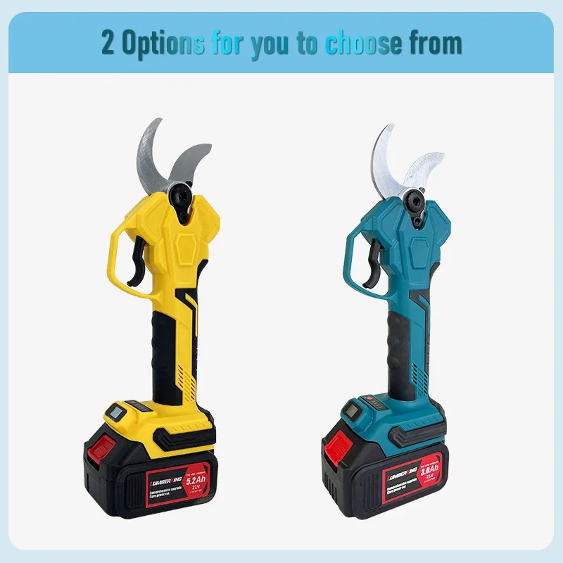 Professional Lithium Battery Operated Pruner Saw Electric Pole Cordless Pruning Shears