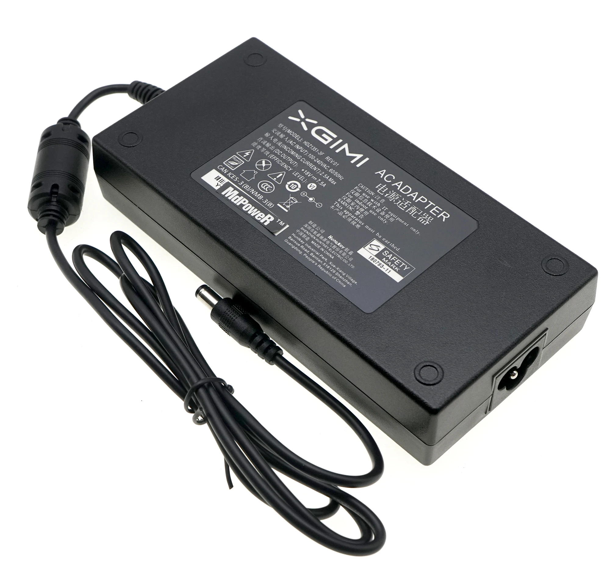 

For XGIMI Projector H2 XHAD01 H1S Z5 Z4X Z6 Z3 Z8X AC Adapter 18V 7.5A 135W HKA13518075-1F Power Charger HKA13518075-1E