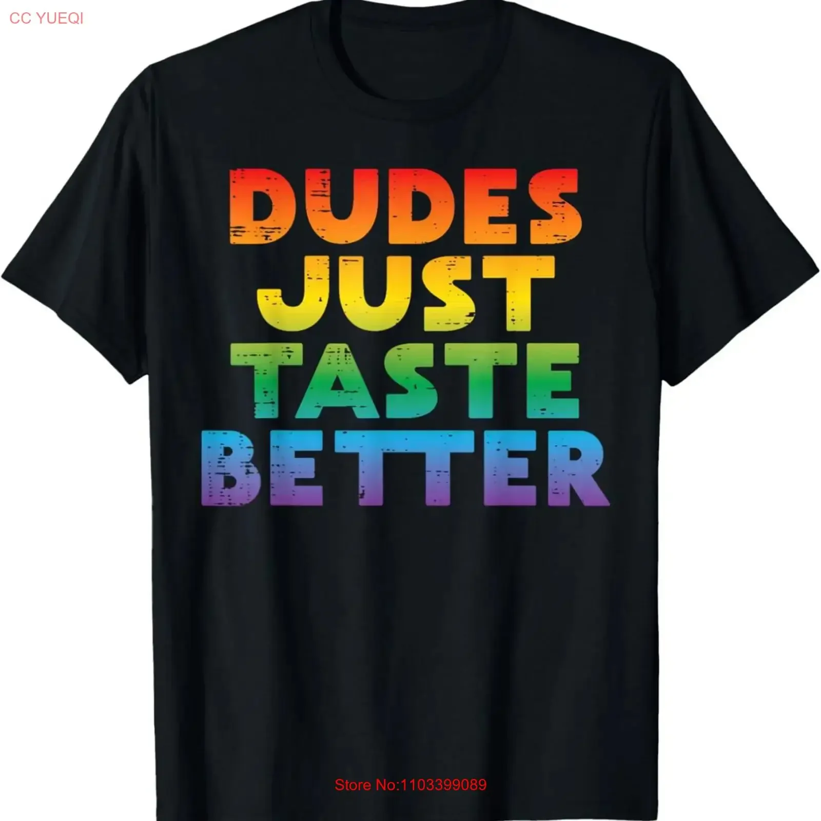 T-shirt vintage humoristique et amusant pour hommes, avec l'inscription « Dudes Just Taste Better », style délavé, confortable, extensible, vêtements décontractés de créateur