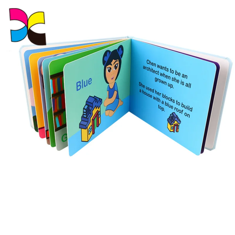 

customized Custom Printing Paper Back Cardboard Book Story Book Kid Book