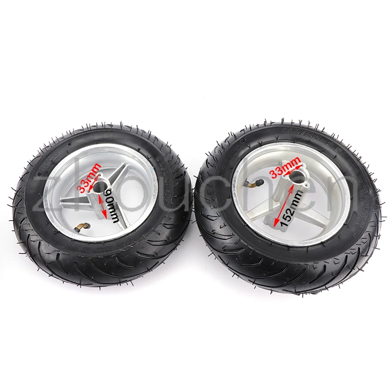 Wheel front 90/65 -6.5 rear 110/50- 6.5 wheels For pocket bike Wheel front TV mini bike