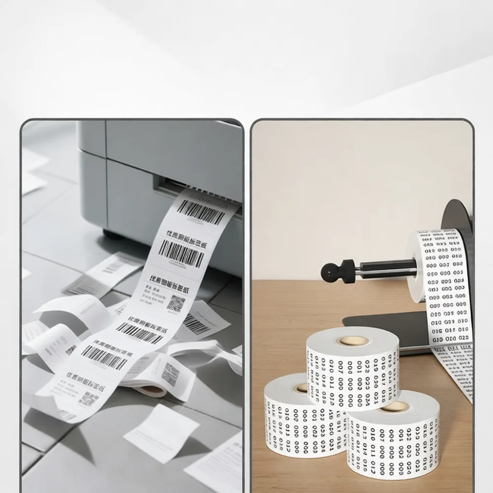 Automatic Label Rewinder Machine Paper Roll Winder For Thermal Printer Sticker Washable Tag Organising Tool