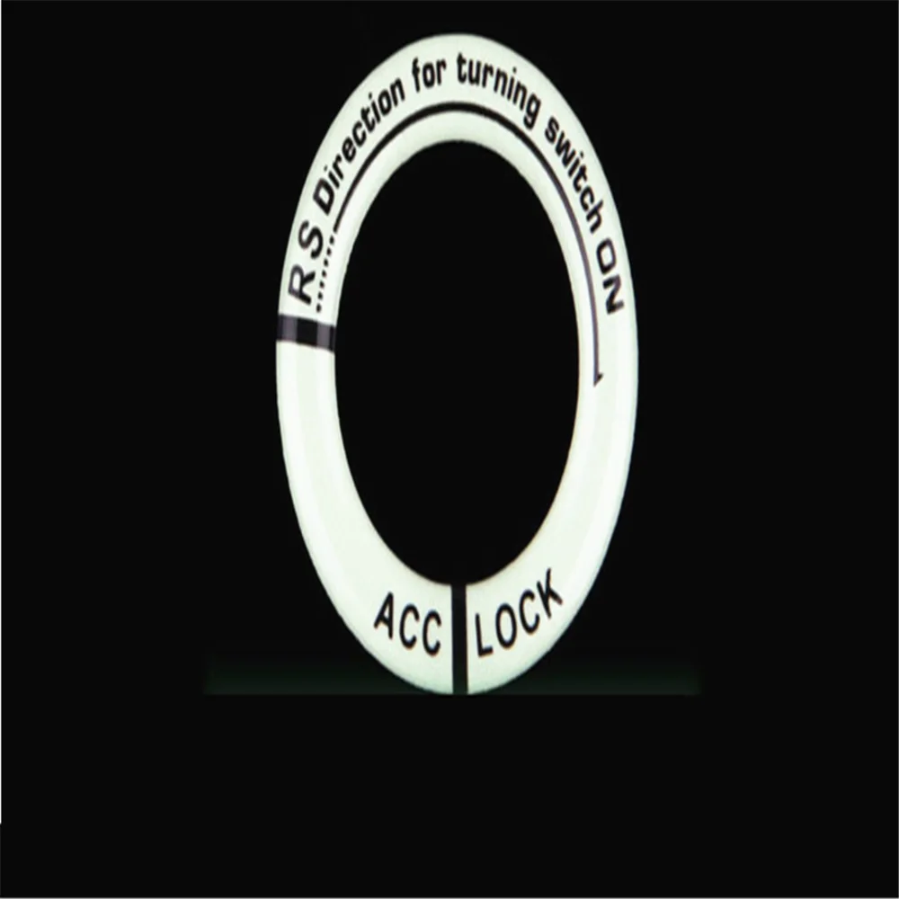 مضيئة سيارة حلقة رئيسية ملصق التبديل غطاء لمرسيدس بنز A180 A200 A260 W203 W210 W211 AMG W204 C E S CLS CLK CLA