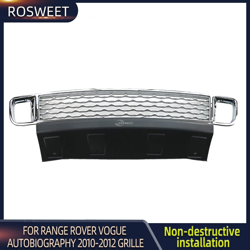 

Front Grille With Trailer Cover For Land Rover Range Rover Vogue Autobiography 2010-2012 Bumper Trailer Cover Auto Accessories