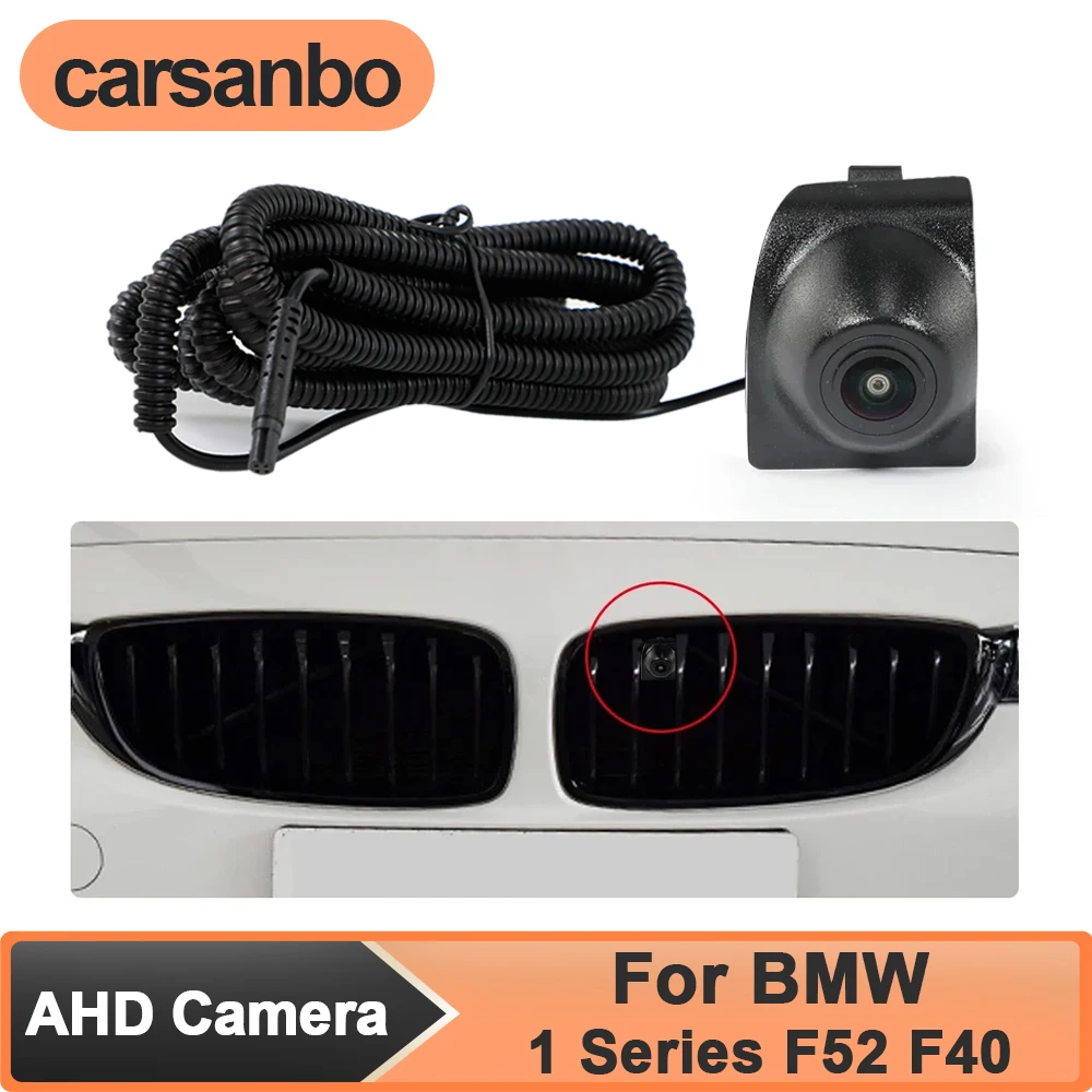 

Carsanbo Fisheye 150° AHD 1080P Car Front View OEM Camera for BMW 2017/2018/2019/2020 1 Series F52 F40 Night Vision Waterproof