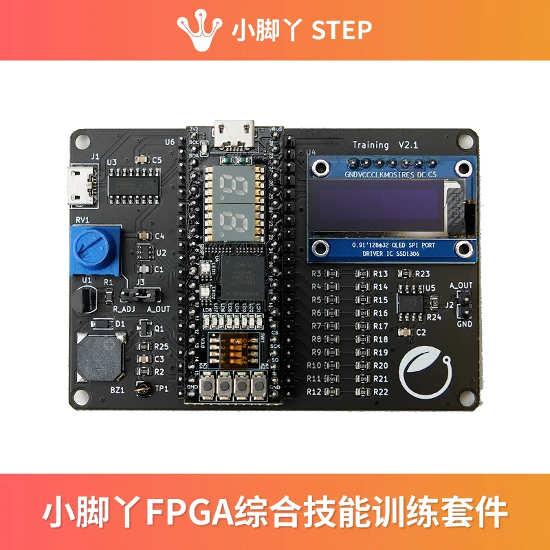 Little Foot FPGA Development Board Learning Kit Video Course Comes Signal Generator, DDS, Resistor Network, and DAC