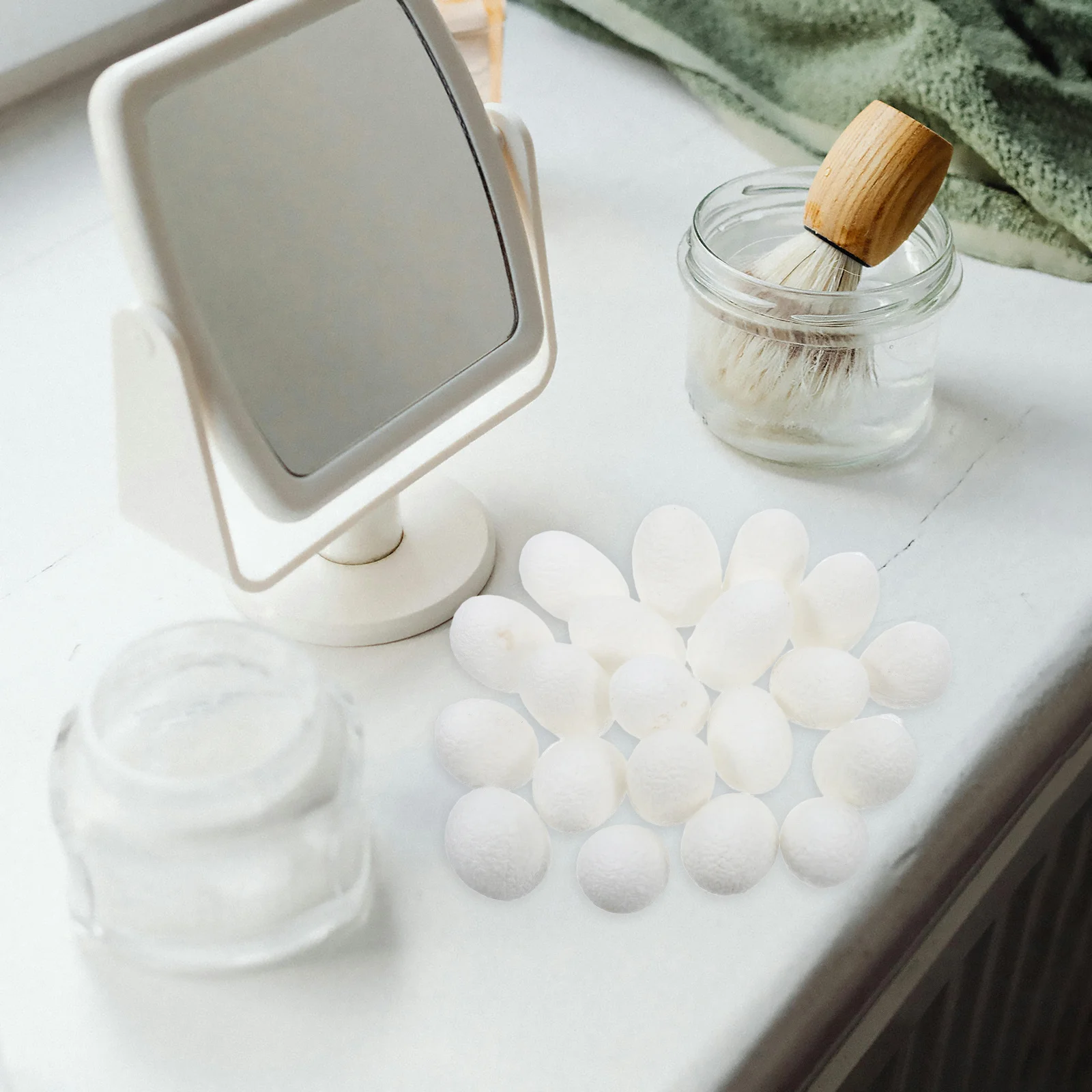 20pcs Zijderups Natuurlijke Facial Exfoliërende Tool Voor Huidverzorging Anti-Aging Rimpel Acne Litteken Mee-eter Verwijderen