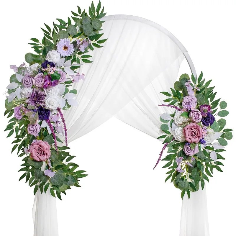 

Arch Flowers, Artificial Flowers for Decoration, Large Flower Swag for Boho Styles Wedding Ceremony Floral Decor - Pack