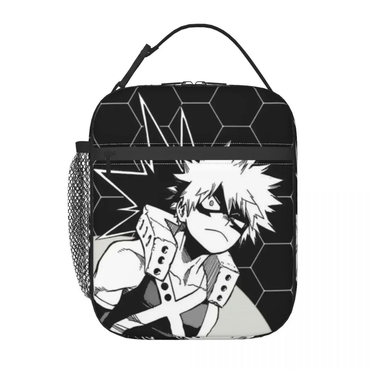 My Hero Academia Thermal Insulated Lunch Bags Katsuki Bakugo Anime Resuable Lunch Container for School Multifunction Food Box