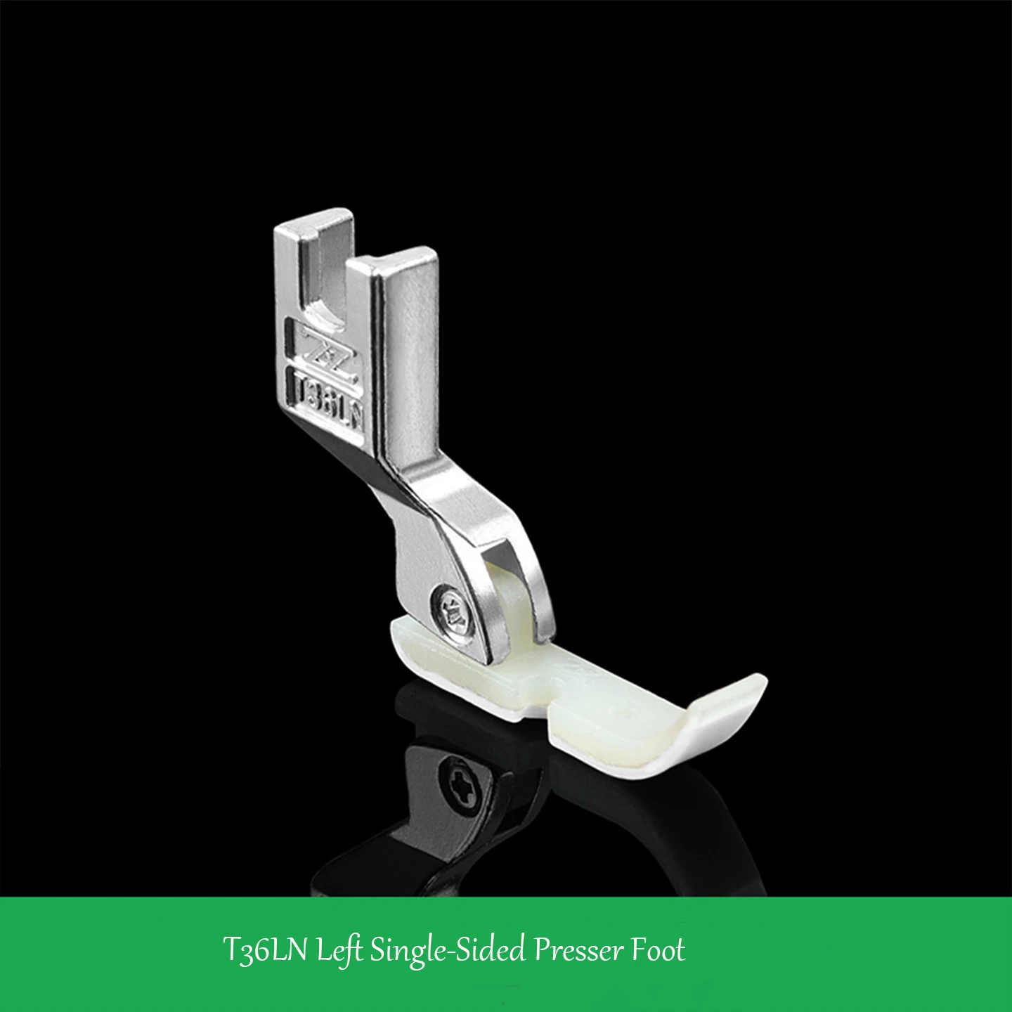 T36LN T36N Single Side Teflon Presser Foot For Industrial Flat Sewing Machine, Double Layer Wear Resistant Teflon Sole Plate Sol view 4