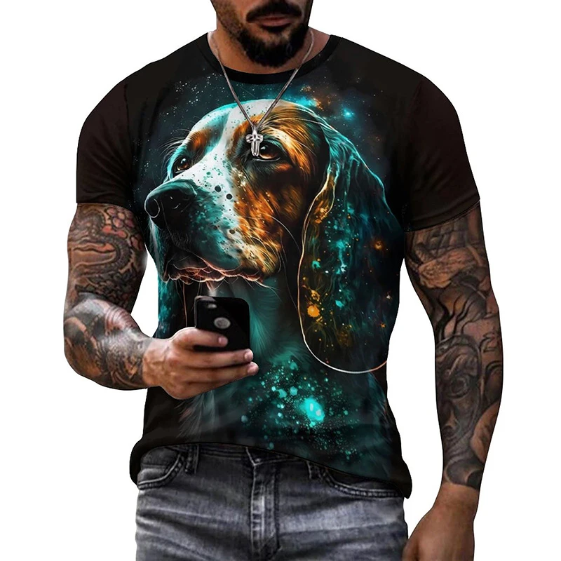 Funny Pug Dog Graphic T Shirt for Men Clothing 3D Graffiti Doggy Print Tshirt Cute Kids Summer Casual Short Sleeve Women Clothes