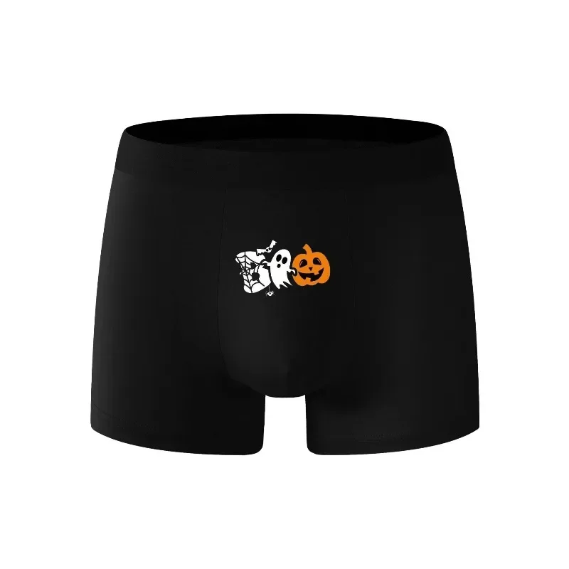 ملابس داخلية رجالية جديدة لصيف 2025: مريحة وبسيطة. شورت الهالوين بأربعة زوايا. يجب أن تجفيف الرجال بسرعة