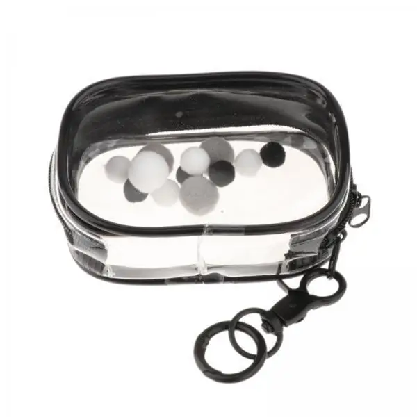 Outdoor Mini Doll Storage Pouch Clear PVC Zipper Display Case Dustproof Organizer for Accessories for Dolls 20cm