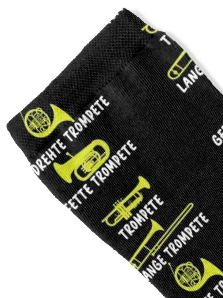 Trumpets Types Trumpeter Trumpeter Musician Socks Christmas Thermal man winter winter anti-slip Socks For Men Women's