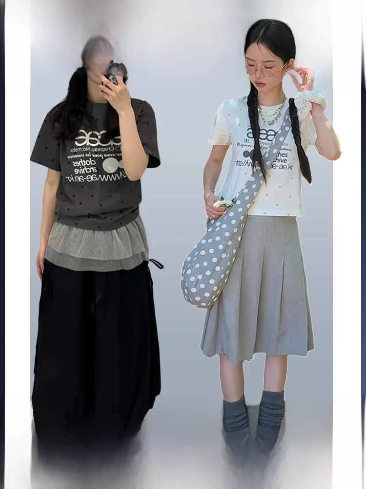 

Футболка Slim Fit из чистого хлопка ort Sve, корейский повседневный летний топ с принтом для мужчин и женщин