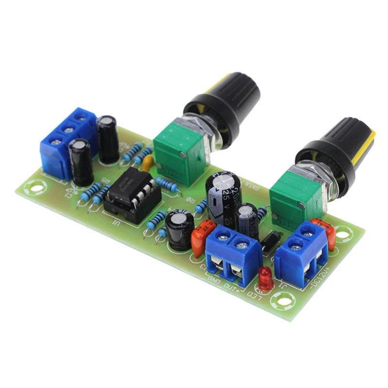 High-precision Single supply low pass filter board subwoofer preamp board 2.1 channel DC 10-24v 22hz-300hz