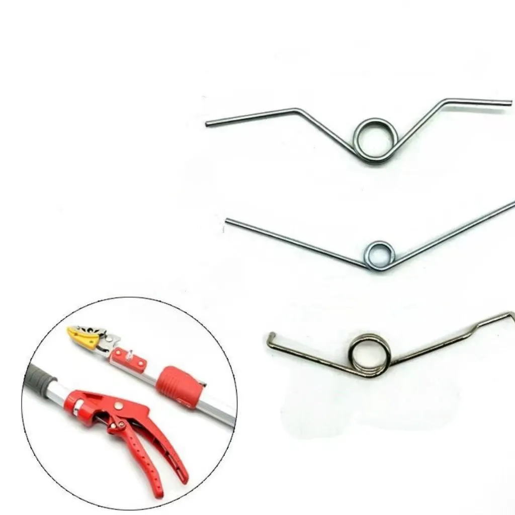 4PCS Fruit picker spring Gardening Pruning Scissors Galvanized Torsion Spring