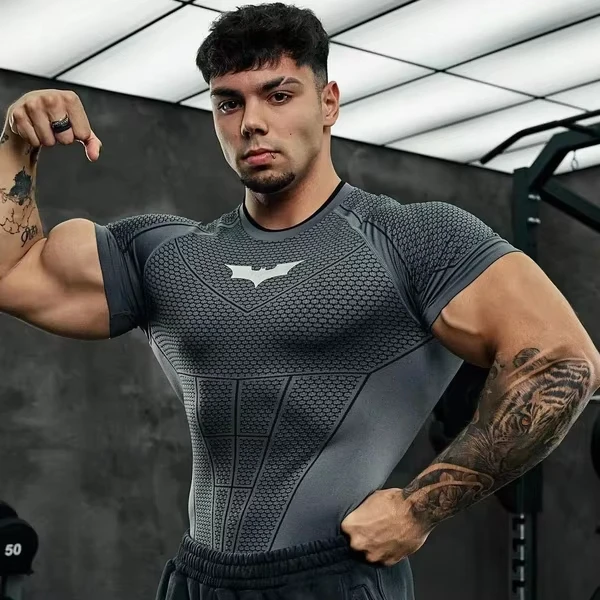 

Hot Sell American Sle Men's/Kids T-shirt Running Fitn Training Qui Dry Ort Sve Breathable Comfortable Polyester Fiber GYM Tops