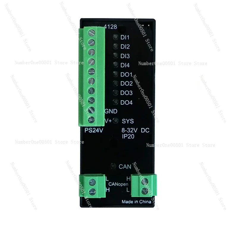 

4128CANopen CAN Bus IO Module 4 Channels Digital Input and Output Remote Acquisition