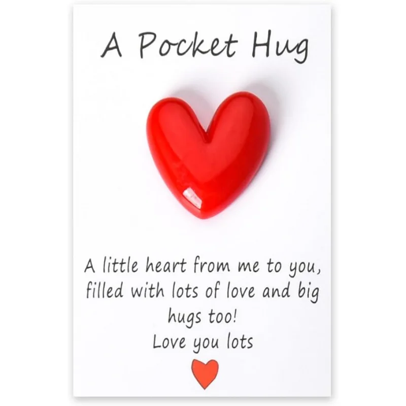 Pocket Hug Heart Gift for Mom Grandma Aunt Birthday Mothers Day Gifts for Wife Anniversary Wedding Gift for Girlfriend