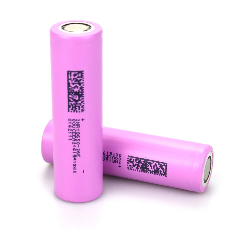 JOUYM-batería de litio de alta corriente para destornillador, pila de 2600mAh, 18650, INR18650, 26E, 3,7 V, 30A