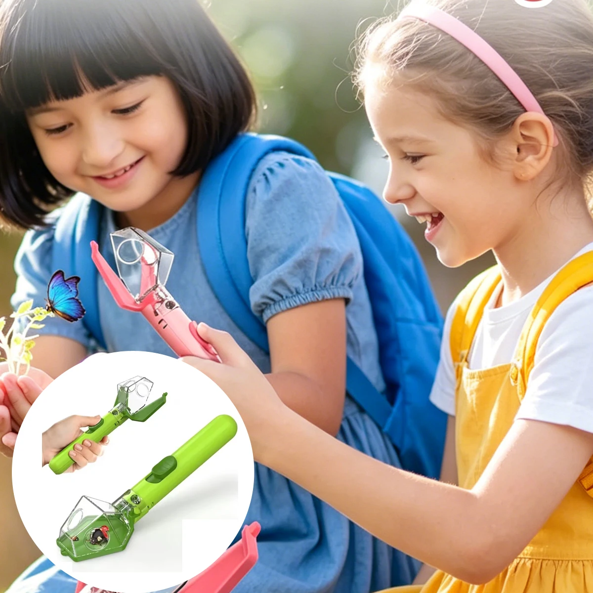 Handheld Portable Insect Trap Flies Garden and Vegetable Products Catch Insects Pest Control Hotel Bug Catcher Gadget Fly