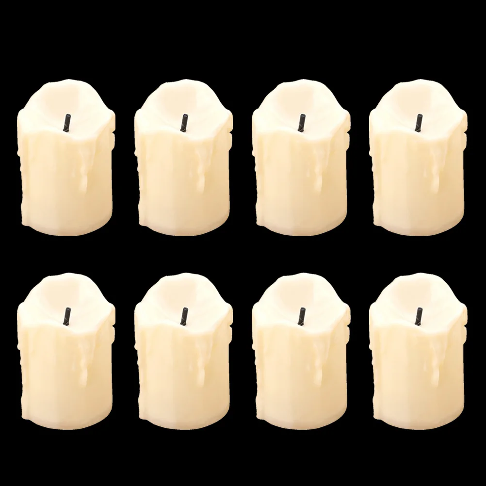 

24 Pcs Electronic Light Electric Tealights Flameless Emergency Votive