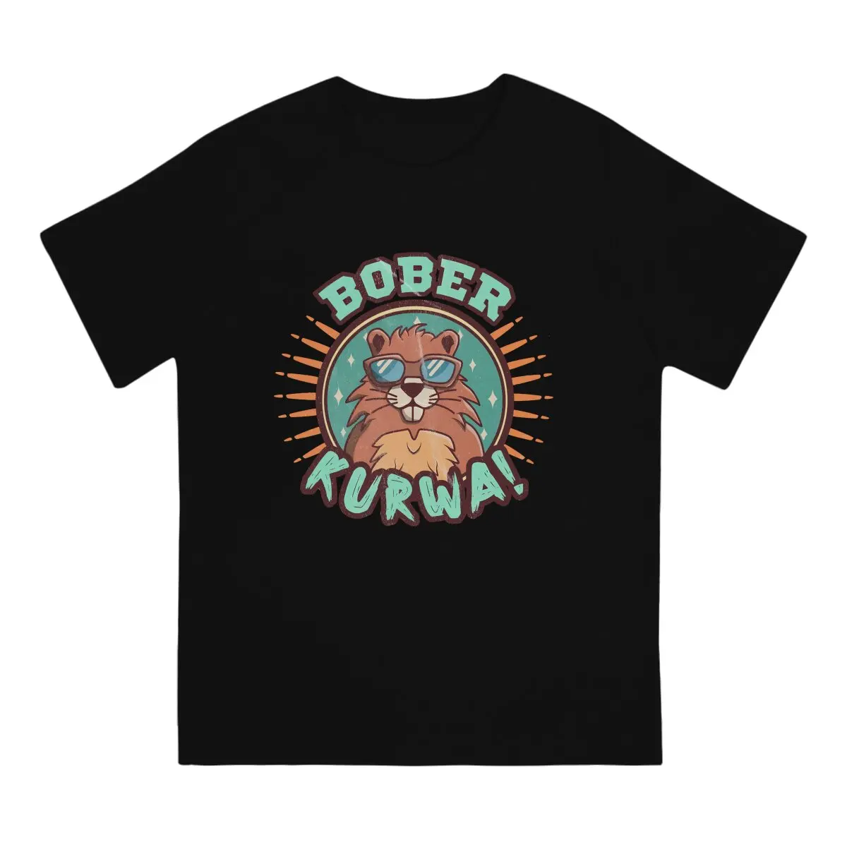 Kurwa Bobr Bober Men's TShirt Classic Distinctive T Shirt Original Sweatshirts New Trend