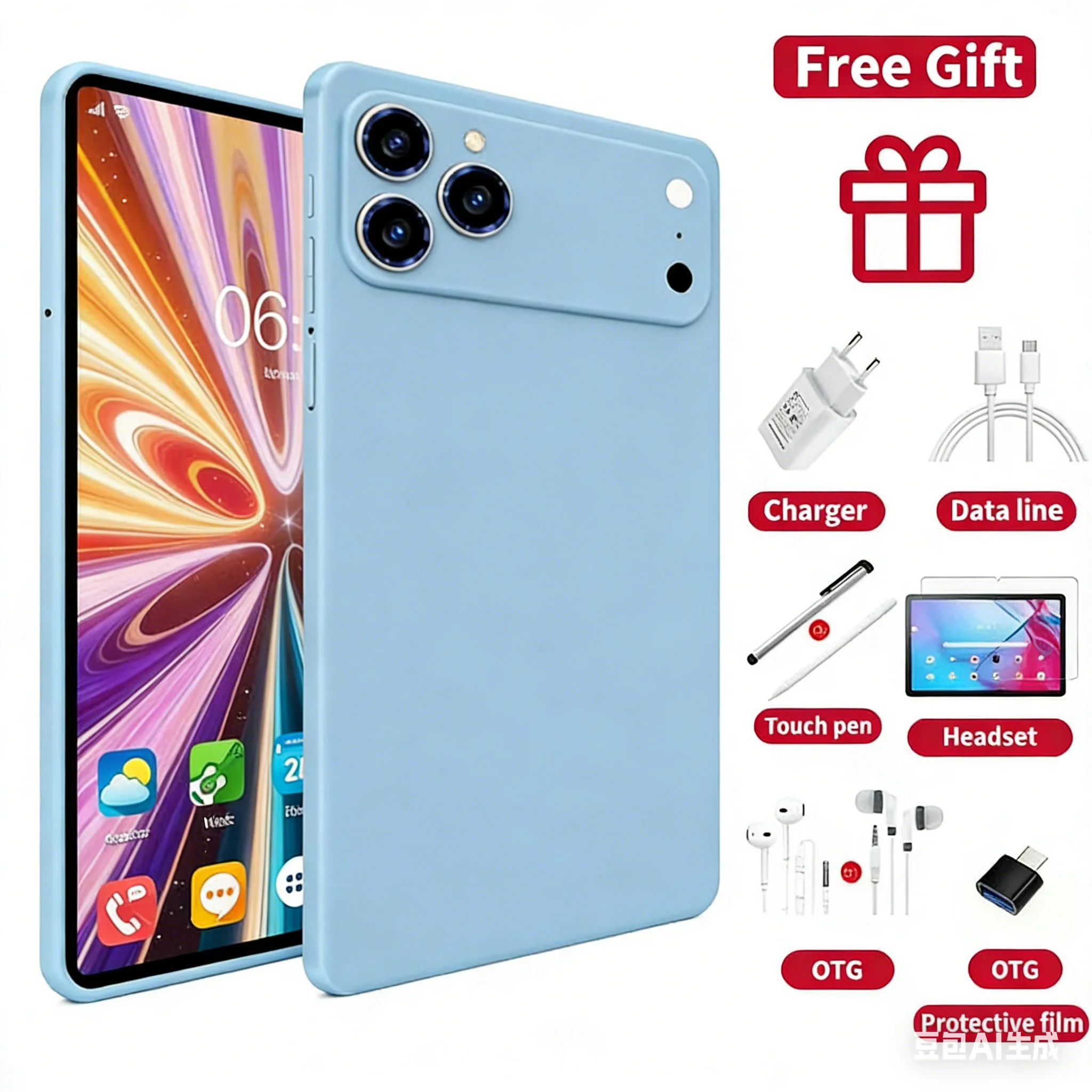 Tablet For i17 Pro Max 10.1 inch HD 2026 NEW 22GB+2TB 20000mAh