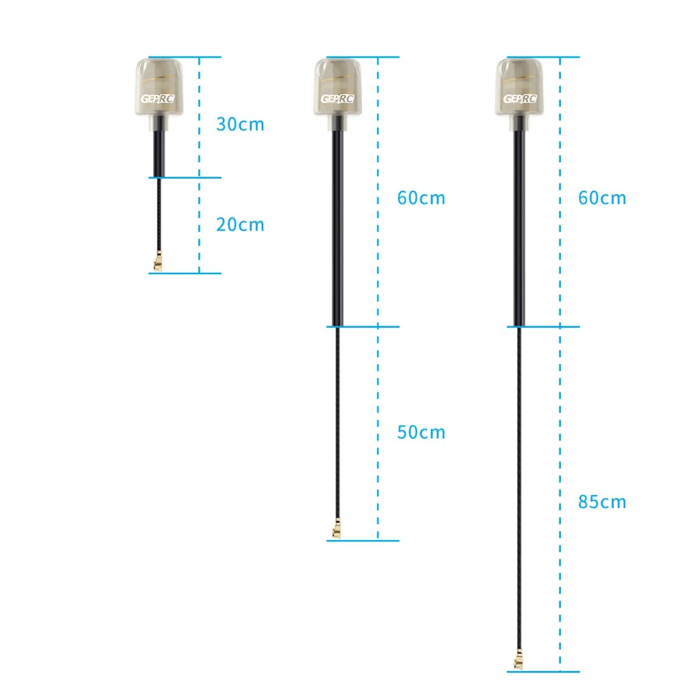 Geprc Pebanoアンテナ5.8g,2.5dbi lhcp/rhp ufl/mmcx,ji caddxデジタル/アナログfpvフリースタイルドローン用,2個