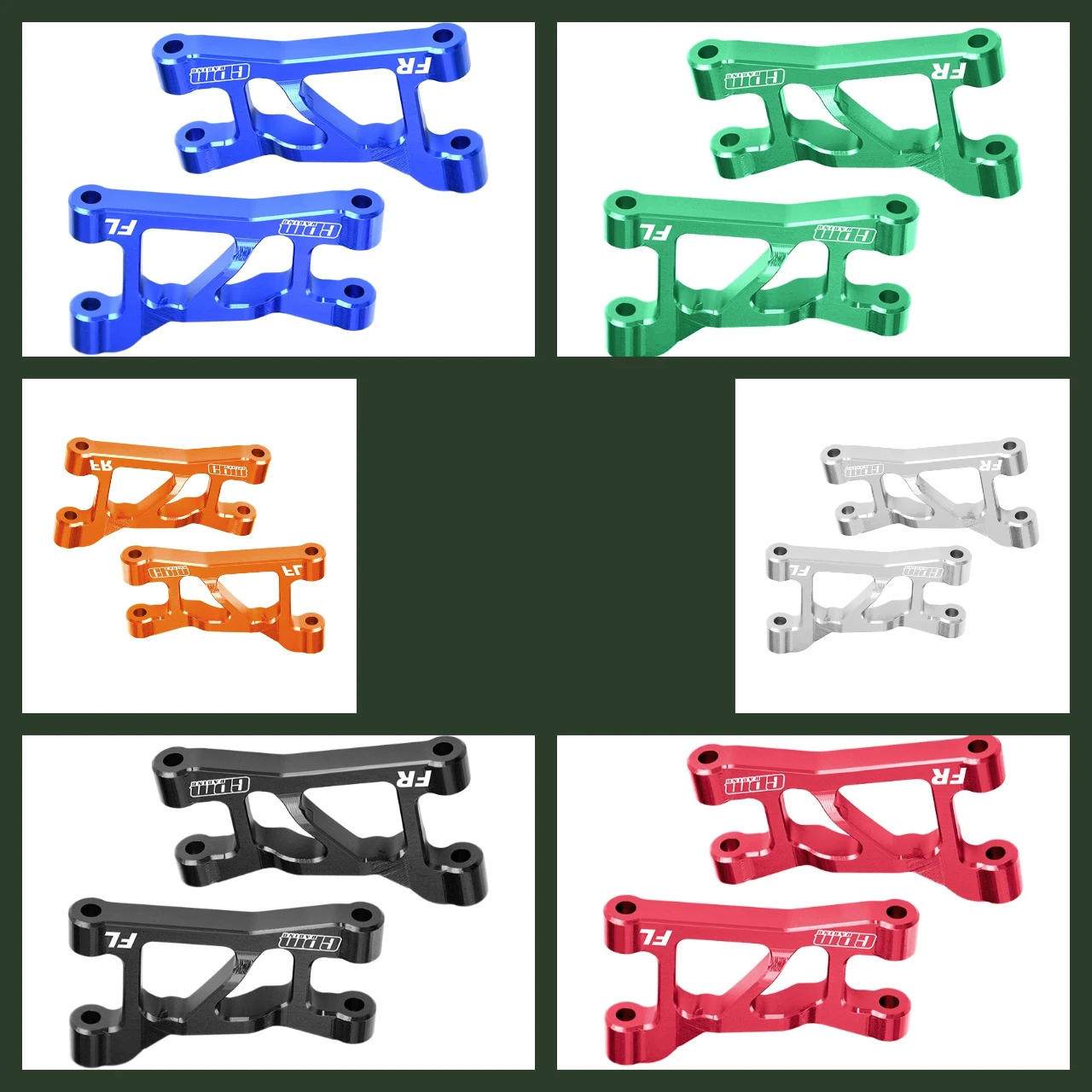 

Передние верхние рычаги подвески из сплава 7075, для TRAXXAS Mini Slash 10831