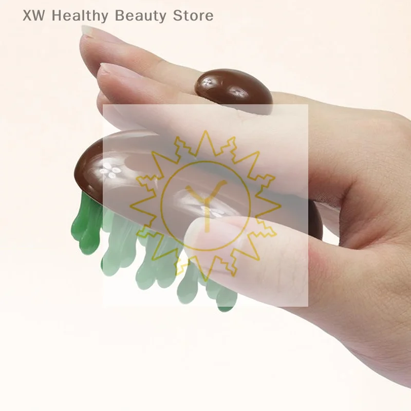 28 unhas cabeça massagem pente circular dente massagem pente circulação sanguínea multifuncional corpo inteiro meridiano pente ferramentas de massagem