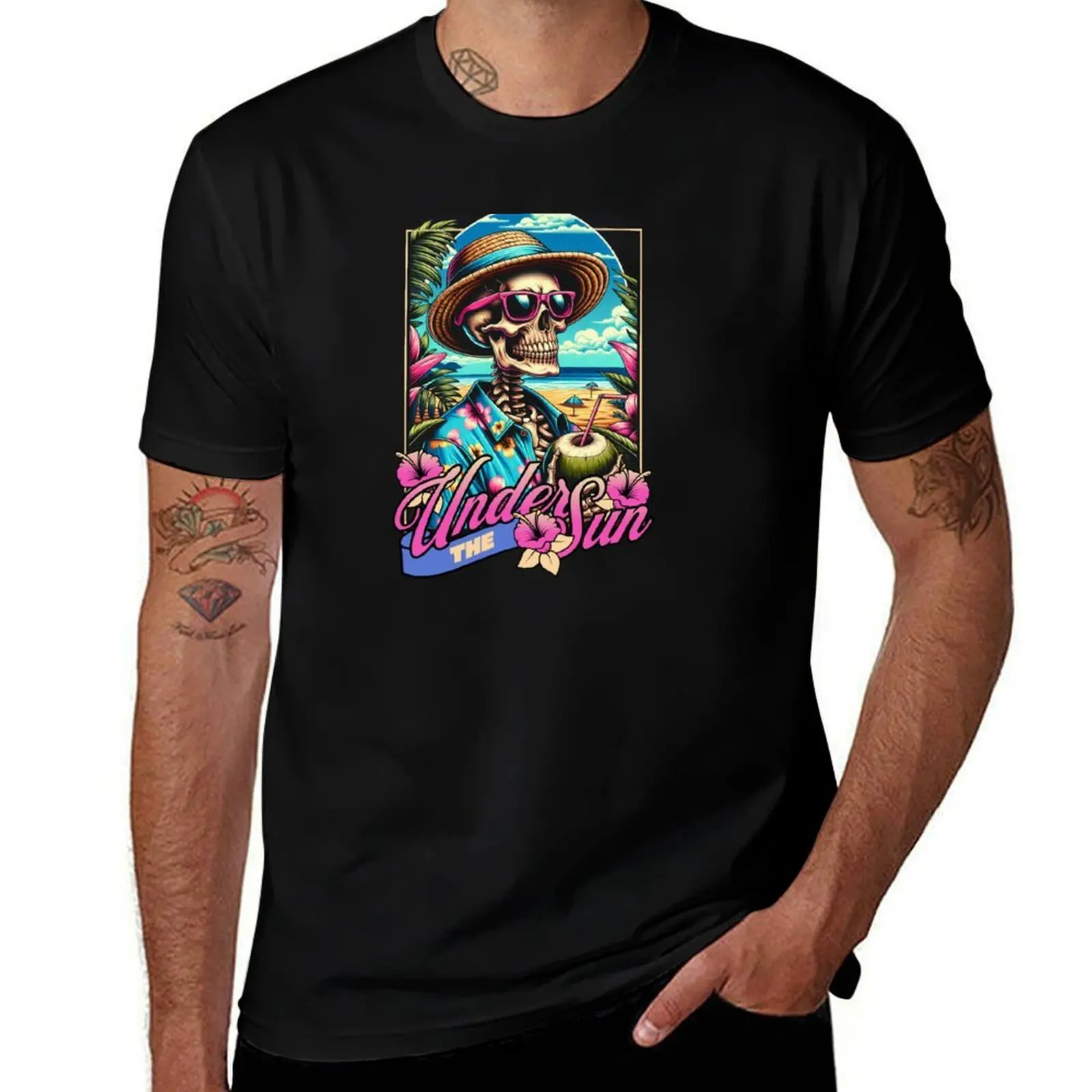 

Under The Sun - Cool Halloween Scary Fun Beach T-Shirt custom shirt cute tops anime shirts men