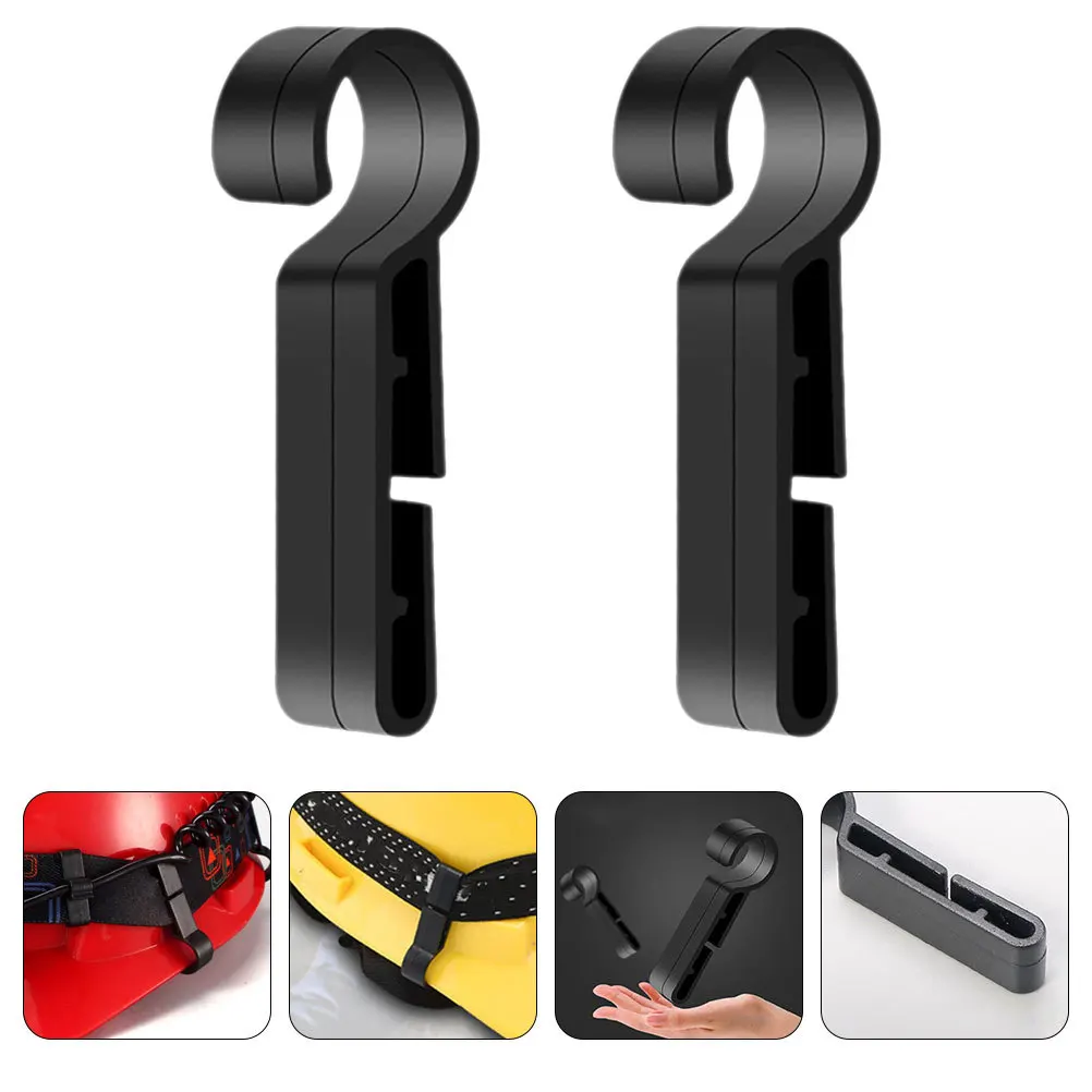 30 Pcs Headlight with Hook Clip on Flashlight for Hat Strip Plastic Hard Headlamp Clips