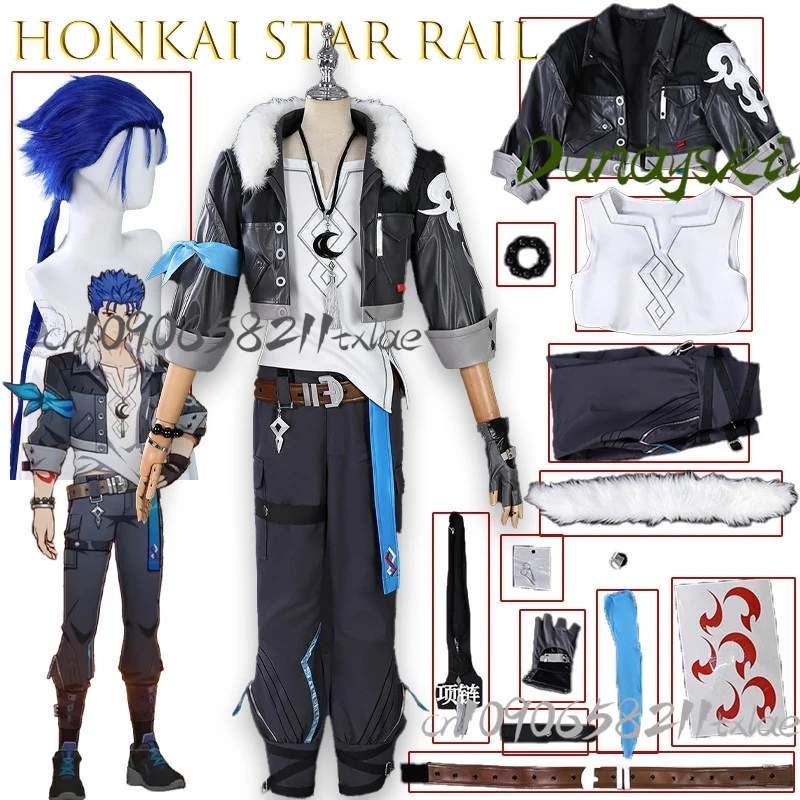 Cú Chulainn Honkai Star Rail Fate Gran Ordr Cosplay LancerAnime Style Costume costume Halloween Carnevale Festa Gioco di ruolo Outfit