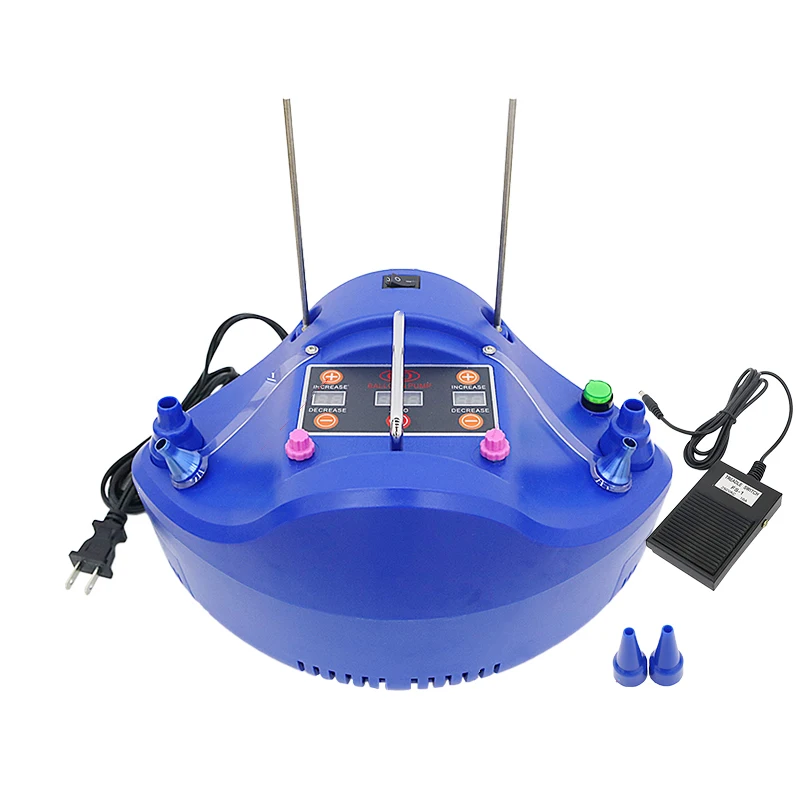 CD-608 quantitative timing counting inflator with ball set function 1200W portable electric balloon pump