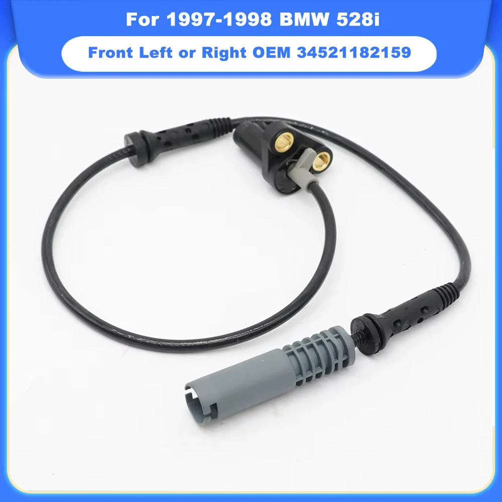 ABS Wheel Speed Sensor OEM 34521182159 For 1997-1998 BMW 528i Front Left or Right