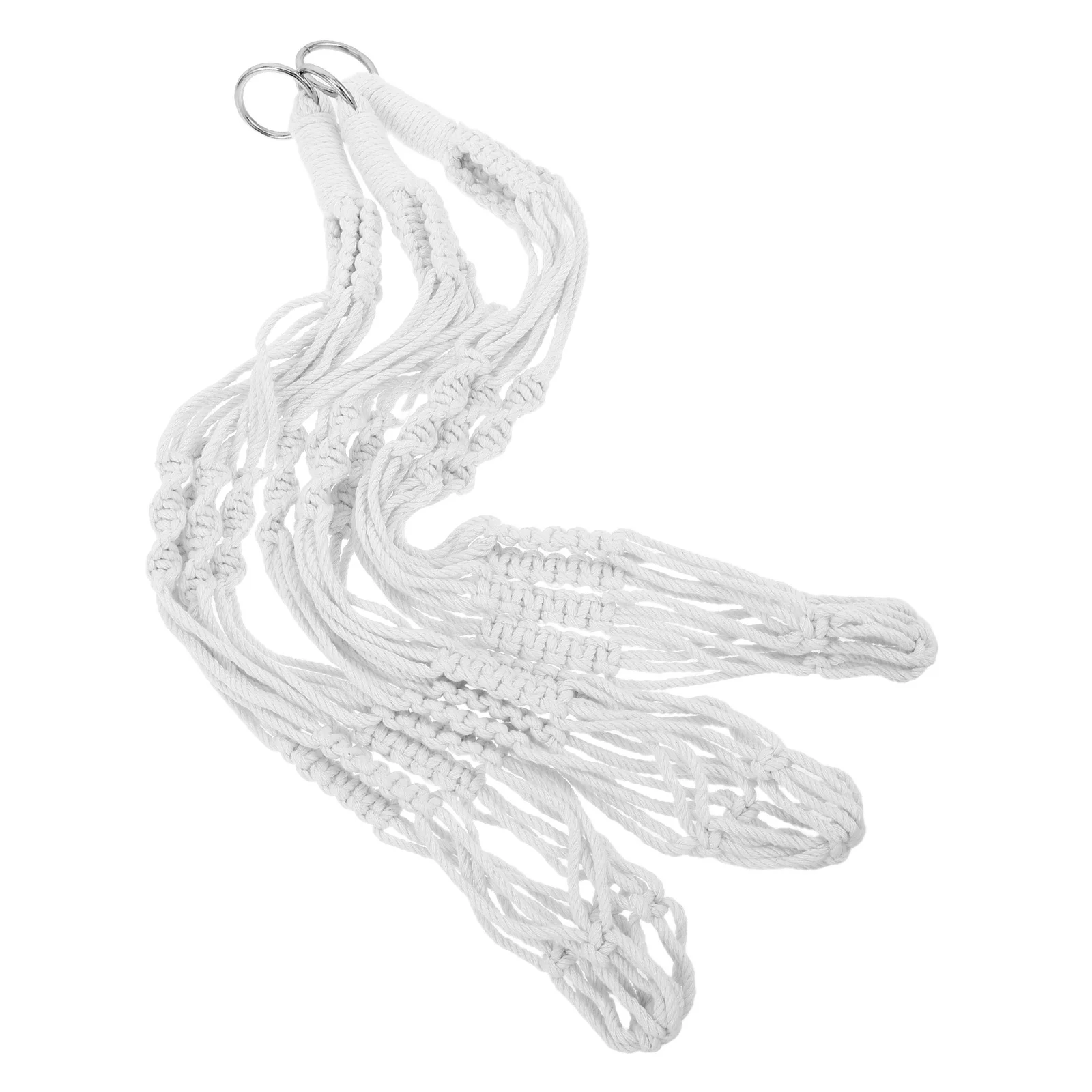 

3Pcs Boho Cotton Rope Hanging Planters 55cm Handwoven Braided Macrame Plant Basket Holders Indoor Wall Decor Boho Plant Hanger