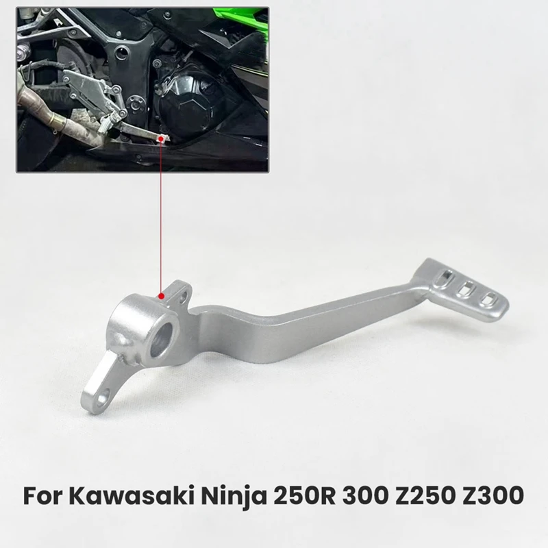 Motorcycles Rear Brake Lever For Kawasaki Ninja 250R 300 Z250 Z300 Brake Pedal Universal Brake Lever