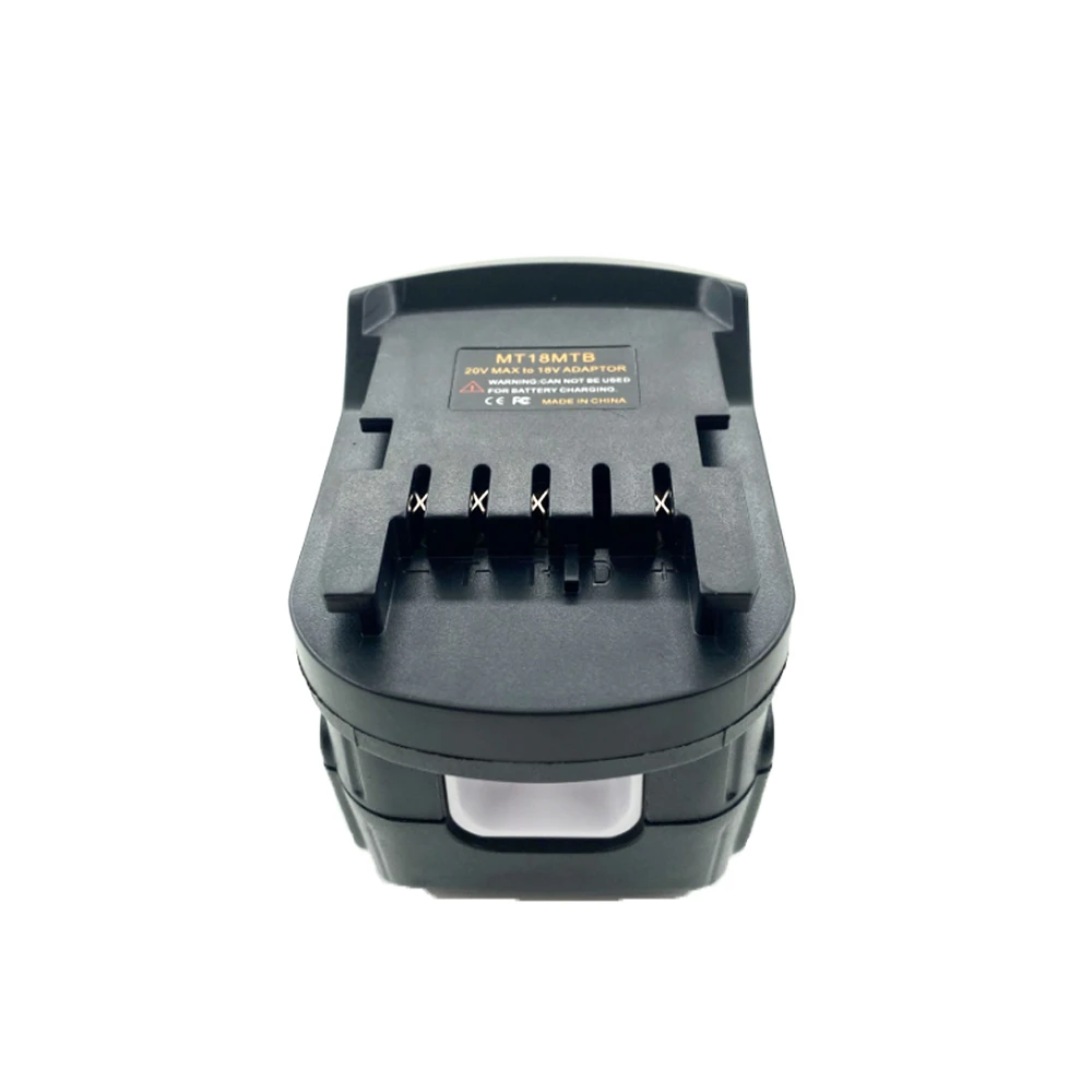 Imagem -02 - Adaptador Conversor de Bateria para Makita 18v Li-ion Baterias Converter para Metabo 18v Power Tools Bateria de Lítio Mk18mtb