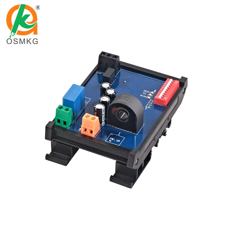 Oshangming 1Channel AC Current Transformer Detection AC Current Voltage Acquisition Module RS485 Modbus Rtu